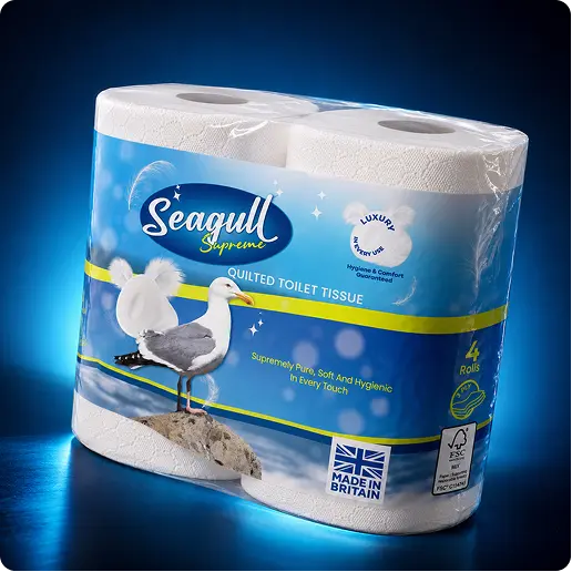 Seagull Supreme Pallet premium quilted toilet tissue - view 2